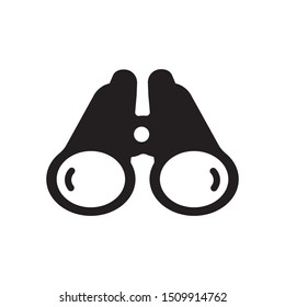 Binocular Icon, Business Forecasting vector