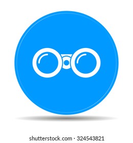 Binocular icon. Flat design style eps 10