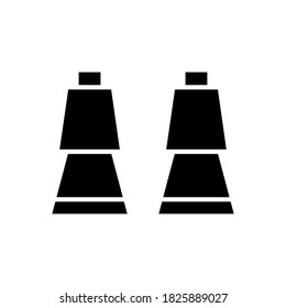 binocular icon with glyph style. Vector for your web design
