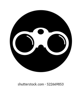 Binocular Icon illustration design