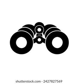 binocular icon isolated on white background.