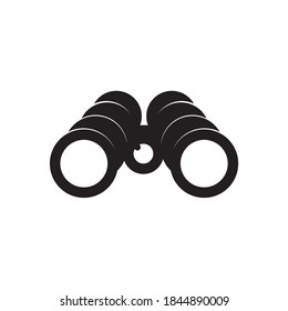 Binocular icon logo design vector template