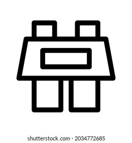 binocular icon or logo isolated sign symbol vector illustration - high quality black style vector icons
