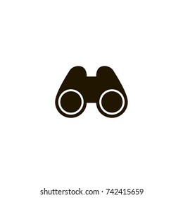binocular icon. sign design