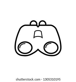 binocular icon template trendy