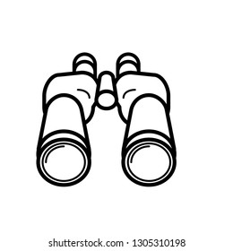 binocular icon template trendy