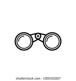 binocular icon template trendy