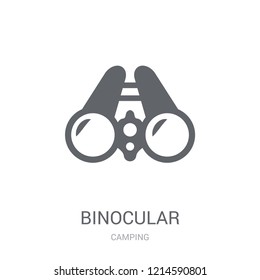 Binocular icon. Trendy Binocular logo concept on white background from camping collection. Suitable for use on web apps, mobile apps and print media.