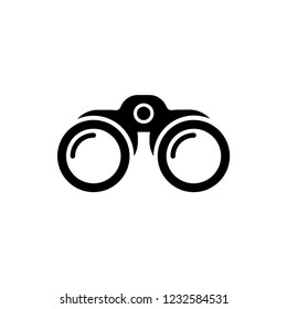 Binocular Icon Vector Illustration.