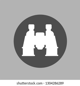 Binocular Icon Vector Illustration Sign & Symbol. Modern Simple Vector Sign & Trendy Symbol for Design and Web Button or Mobile App.