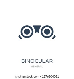 binocular icon vector on white background, binocular trendy filled icons from General collection, binocular vector illustration