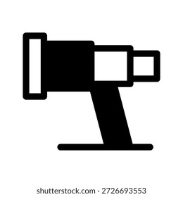 Ilustração de design de símbolo de vetor de ícone binocular