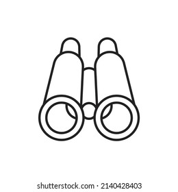 Binocular icons  symbol vector elements for infographic web