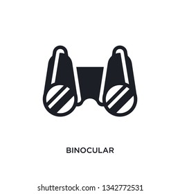 binocular isolated icon. simple element illustration from nautical concept icons. binocular editable logo sign symbol design on white background. can be use for web and mobile
