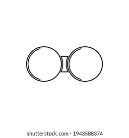 binocular logo stock vektor template