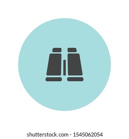Binocular simple illustration clip art vector