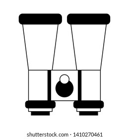 Binocular spy optical symbol isolated vector illustration graphic design