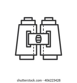 Binocular Survival and Camping Icon
