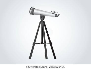 Binocular , telescope in isolated background, good idea for advertisments