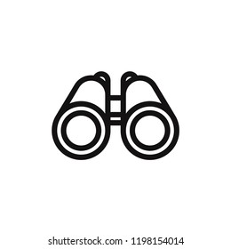 Binocular vector icon