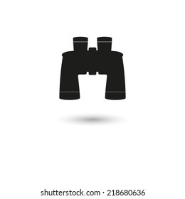 Binocular  - vector icon