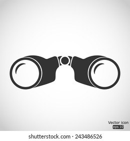 binocular vector icon