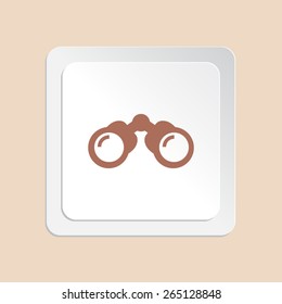 Binocular vector icon
