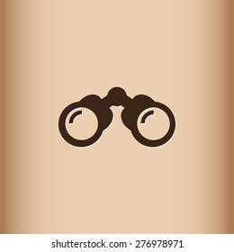 Binocular vector icon
