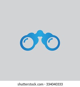 Binocular vector icon