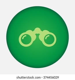Binocular vector icon