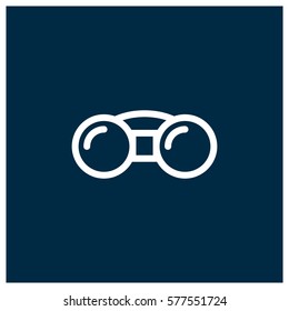 Binocular vector icon