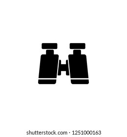 binocular vector icon. binocular sign on white background. binocular icon for web and app
