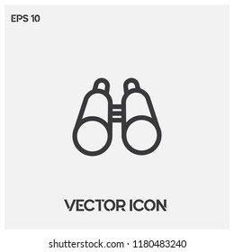 Binocular,Durbin vector icon illustration for web and mobile application isolated on light backround.Premium quality.