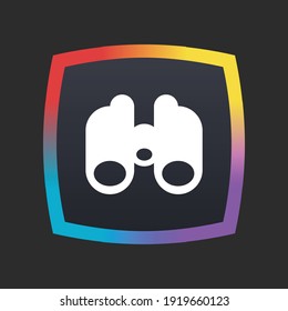 Binoculars - App Icon Button