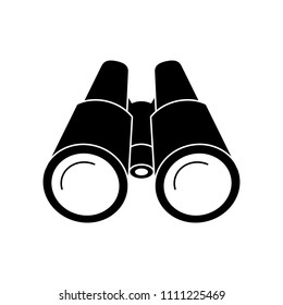 Binoculars black of icon