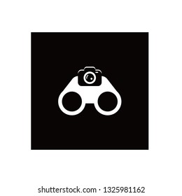 binoculars and camera logo design inspiration