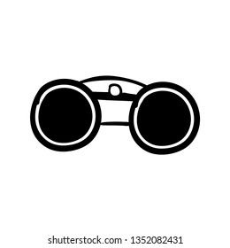 Binoculars concept doodle vector 
