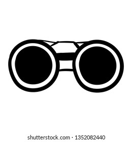 Binoculars concept doodle vector 