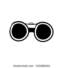 Binoculars concept doodle vector 