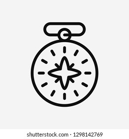 Binoculars concept line icon. Simple element illustration. Binoculars concept outline symbol design. Can be used for web and mobile UI/UX . Modern vector style