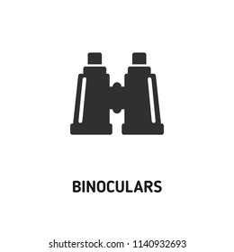 Binoculars creative icon. Simple element illustration. Binoculars concept symbol design from camping collection. Can be used for web, mobile and print. web design, apps, software, print