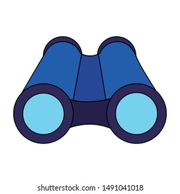 Binoculars design, Object vision equipment travel view spy and instrument theme Vector illustration