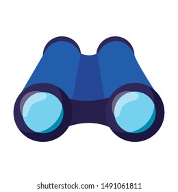 Binoculars design, Object vision equipment travel view spy and instrument theme Vector illustration