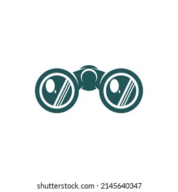 Binoculars design vector. Icon Symbol. Template Illustration
