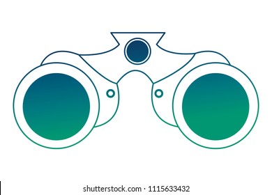 binoculars device isolated icon