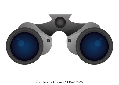 binoculars device isolated icon