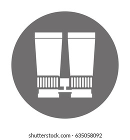 binoculars device isolated icon