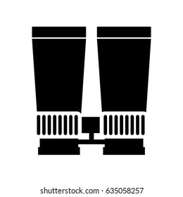 binoculars device isolated icon