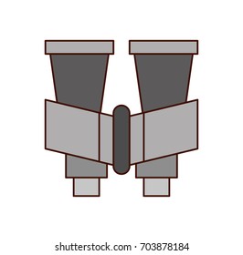 binoculars device isolated icon