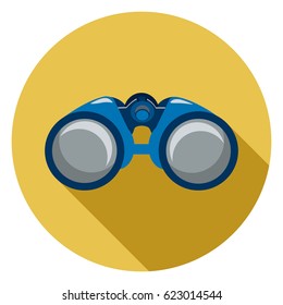 Binoculars explorer find icon